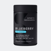 Sports Research Blueberry Concentrate 800mg 60 Softgels - front of bottle