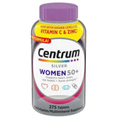 Centrum SILVER Women 50 Plus, 275 Tablets per Bottle, with Higher Levels of Vitamin C & Zinc
