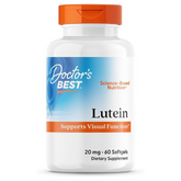 Doctor's Best Lutein with Gluten Free, Vision Support, 60 Softgels
