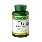 Nature Bounty D3 125.mcg, 400 Count