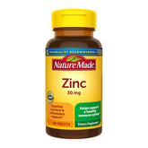 Nature Made Zinc 30 mg, Dietary Supplement for Immune Health and Antioxidant Support, 100 Tablets, 100 Day Supply