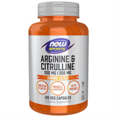 Now Foods Arginine and Citrulline Veg Capsules - 120 Veg Capsules