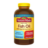 Nature Made Fish Oil 1000 mg Softgels, Fish Oil Supplements, Omega 3 Fish Oil for Healthy Heart Support, Omega 3 Supplement with 320 Softgels, 160 Day Supply