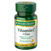 Nature Bounty vitamin c+zinc 60tab