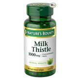 Nature's Bounty Silymarin Milk Thistle 1000mg - 50 Softgels