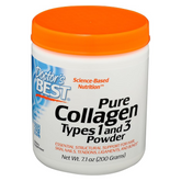 Doctor's Best Pure Collagen Types 1 & 3, Promotes Healthy Skin Hair & Nails – Bone & Joint Support, 7.1 Ounce (Pack of 1)