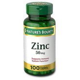 Nature's Bounty Zinc (Zinc Gluconate) 50 mg, 100 Caplets