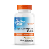 Doctor's Best High Absorption CoQ10 100mg 60ct - front of bottle