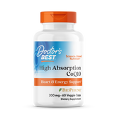 Doctor's Best High Absorption CoQ10 200mg 60ct - front of bottle