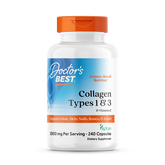 Doctor's Best Collagen Types 1 and 3 240ct - front of bottle