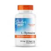 Doctor's Best L-Tyrosine 500mg 120ct - front of bottle