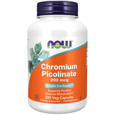 Now Chromium Picolinate 200mcg 250capsules