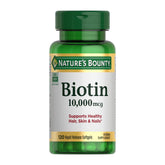 Nature's Bounty Biotin 10,000 mcg, Rapid Release Softgels 120 Each