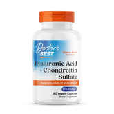 Doctor's Best Hyaluronic Acid Chondroitin Sulfate 180ct - front of bottle