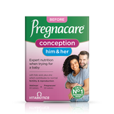 Pregnacare Him and Her Conception 60ct - front of pack