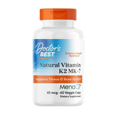 Doctor's Best Natural Vitamin K2 MK-7 45mcg, 60 Veggie Caps