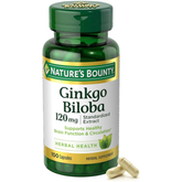 Nature Bounty Ginkgo Biloba, 100 Tablets