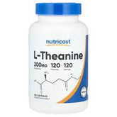 Nutricost L-Theanine 200mg; 120 Capsules - Double Strength