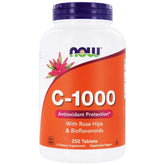 Now Foods C-1000 with Rose Hips and Bioflavonoids 250 Tabs