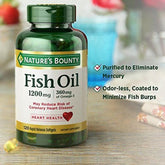 Nature's Bounty, Fish Oil, Omega-3, 1200 mg, 120 Softgels