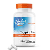 Doctor's Best L-Tryptophan with TryptoPure 500 mg 90 Veggie Capsules