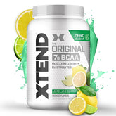 Xtend BCAAs (Pre-Workout, 7g BCAAs, 0g Carbs,Sugar & Calories, 3.5 Leucine, 2.5g L-Glutamine, 1g Citrulline Malate) - 1291 g, 90 Servings (Lemon Lime)