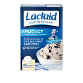 Lactaid Fast Act Lactase Enzyme Supplement, Chewable Tablet, Vanilla Twist, 60 Count