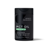 Sports Research MCT Oil 3000mg 120 Softgels - front of bottle