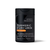 Sports Research Turmeric Curcumin 500mg 60 Softgels - front of bottle