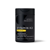 Sports Research Vitamin K2 100mcg 60 Softgels - front of bottle