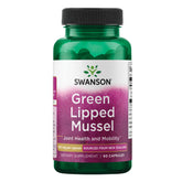 Swanson Green Lipped Mussel 500mg 60ct - front of bottle