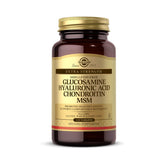 Solgar Glucosamine Hyaluronic Acid Chondroitin MSM 120ct - front of bottle