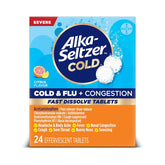 Alka-Seltzer Plus Severe Cold & Flu Citrus 24ct - front of box