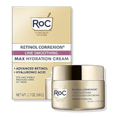 RoC Retinol Correxion Max Daily Hydration Anti-Aging Cream For 24-Hour Deep Hydration, Advanced Anti-Wrinkle Moisturizer Made With Retinol & Hyaluronic Acid, 1.7 Oz