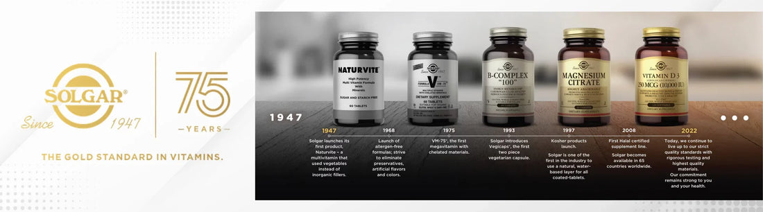 Solgar supplements collection banner