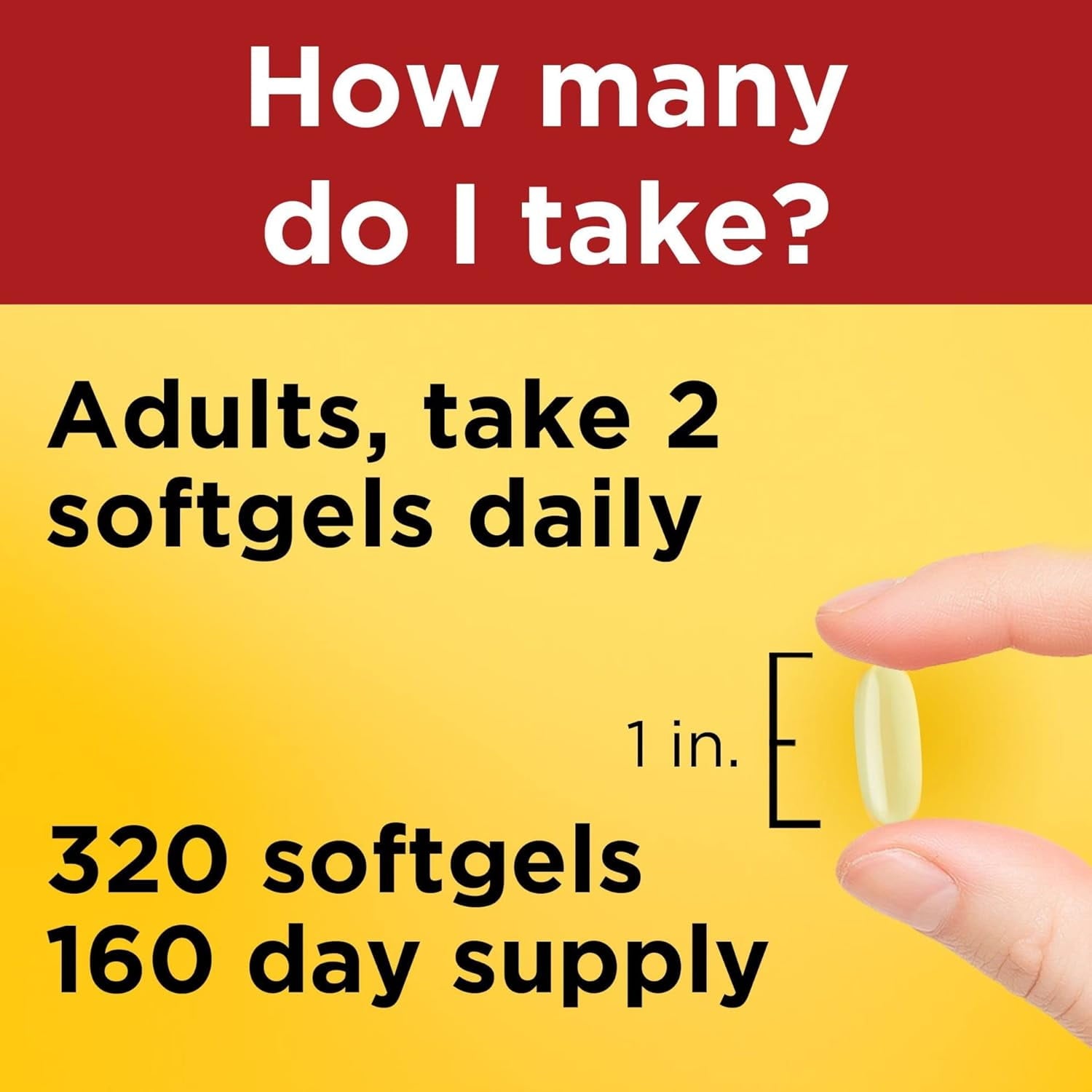 Nature Made Fish Oil 1000mg 320ct - packaging detail
