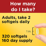 Nature Made Fish Oil 1000mg 320ct - packaging detail
