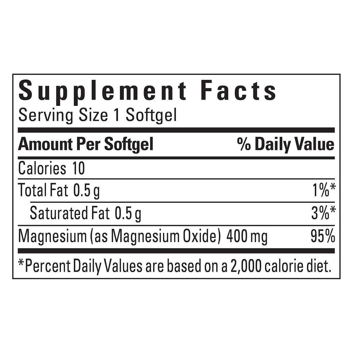 Nature Made Magnesium Extra Strength 400mg 180ct - additional view