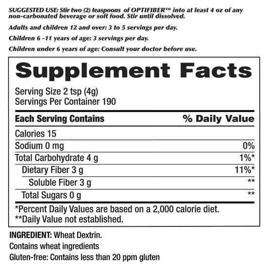 Kirkland Signature Optifiber, 26.8oz (190 Servings)