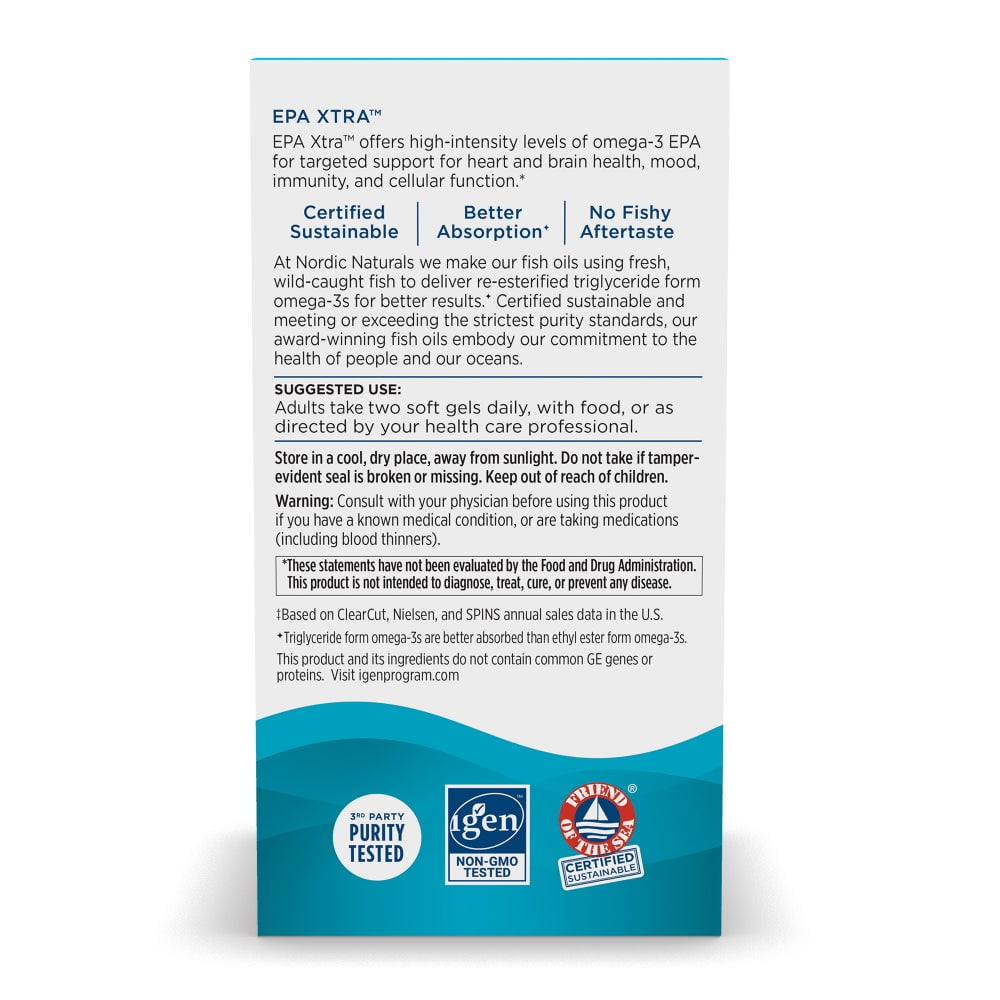 Nordic Naturals EPA Xtra 1640mg 60ct - additional product view