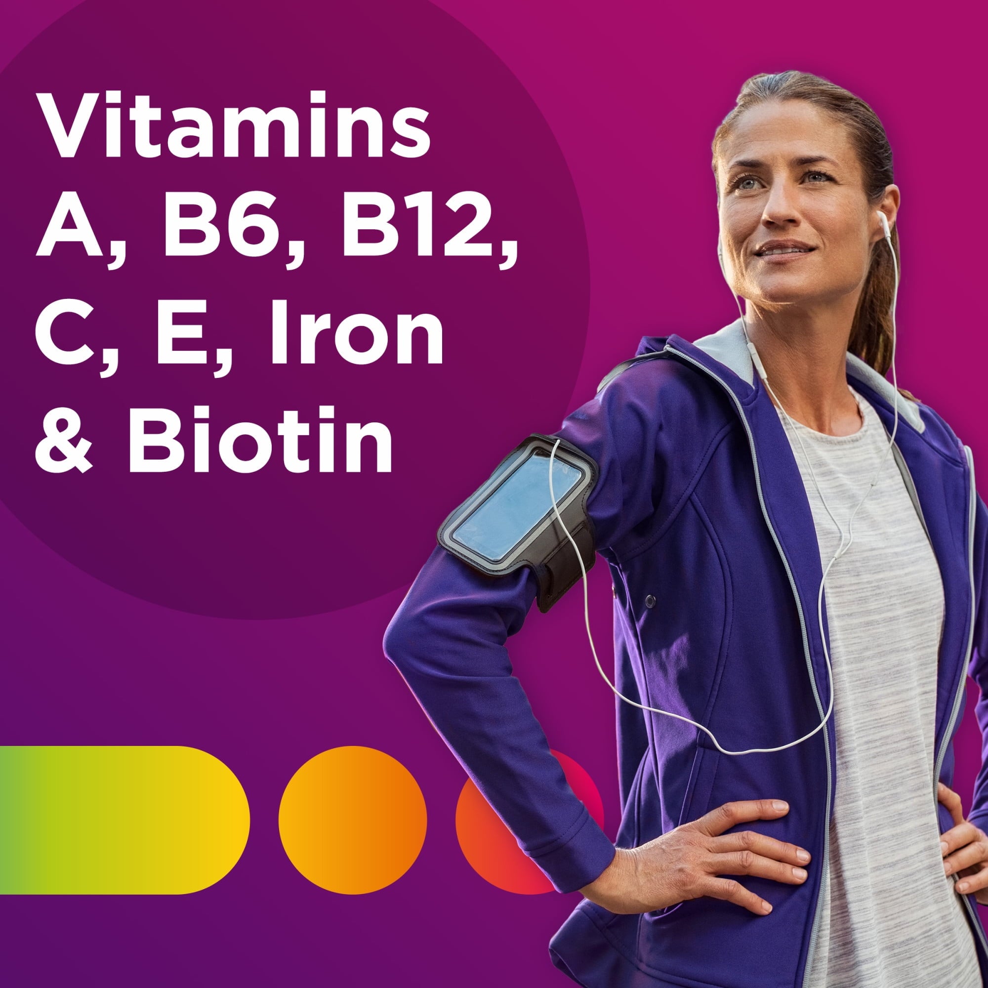 Centrum Multivitamin for Women 120ct - side panel
