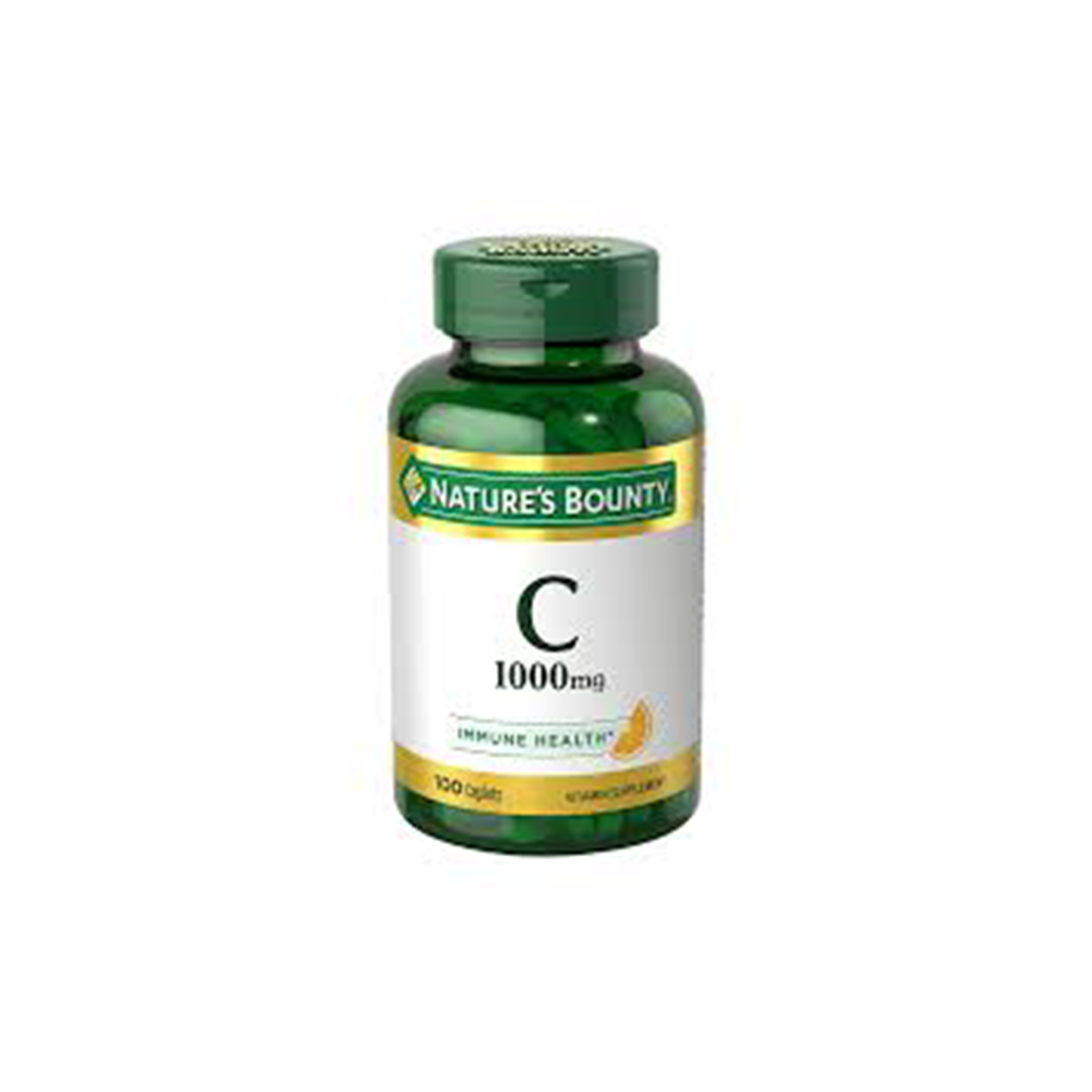 Nature's Bounty Vitamin C 1000mg, Immune Support Supplement, Powerful Antioxidant, 1 Pack, 100 Caplets