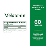 Nature's Bounty Melatonin, 100% Drug-Free Sleep Aid, Dietary Supplement, 10 mg, 60 Count