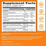 Doctor's Best Glucosamine Chondroitin Msm with OptiMSM Capsules, Supports Healthy Joint Structure, Function & Comfort, Non-GMO, Gluten Free, Soy Free, 240 Count (Pack of 1)