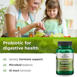 Swanson Lactobacillus Gasseri - Probiotic Supplement Supporting Digestive Health with 3 Billion CFU - Design-Release Satiety & Fat Metabolism Support - (60 Veggie Capsules)