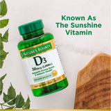 Nature Bounty D3 125.mcg, 400 Count