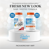 Doctor's Best High Absorption CoQ10 with BioPerine, Gluten Free, Naturally Fermented, Heart Health, Energy Production, 100 mg, 120 Count