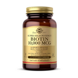 Solgar Biotin 10,000 mcg, 120 Vegetable Capsules - Energy, Metabolism, Promotes Healthy Skin, Nails & Hair - Super High Potency - Non-GMO, Vegan, Gluten, Dairy Free, Kosher - 120 Servings