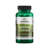 Swanson Bamboo Extract for Hair and Nails Silica Supplement Supports Collagen 300 mg 60 Veggie Capsules