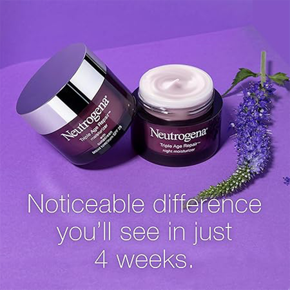 Neutrogena Triple Age Repair Night Moisturizer Cream 48.2G (Pack Of 1)